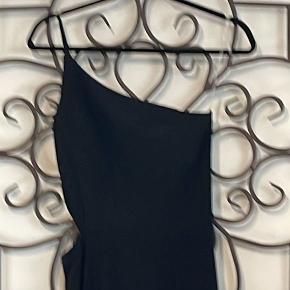 EUC NORDSTROM JUMP APPAREL MIDRIFF CUT OUT  MAXI DRESS BLACK SIZE 9/10 - Picture 3 of 16